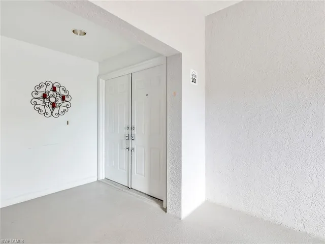 a view of an empty room