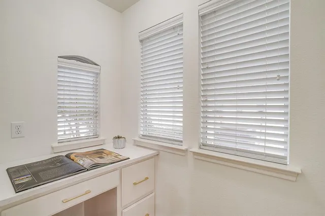 a room with storage and utility