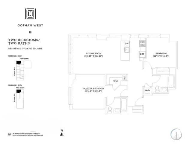 $7,463 | 550 West 45th Street, Unit 3002 | Hell's Kitchen