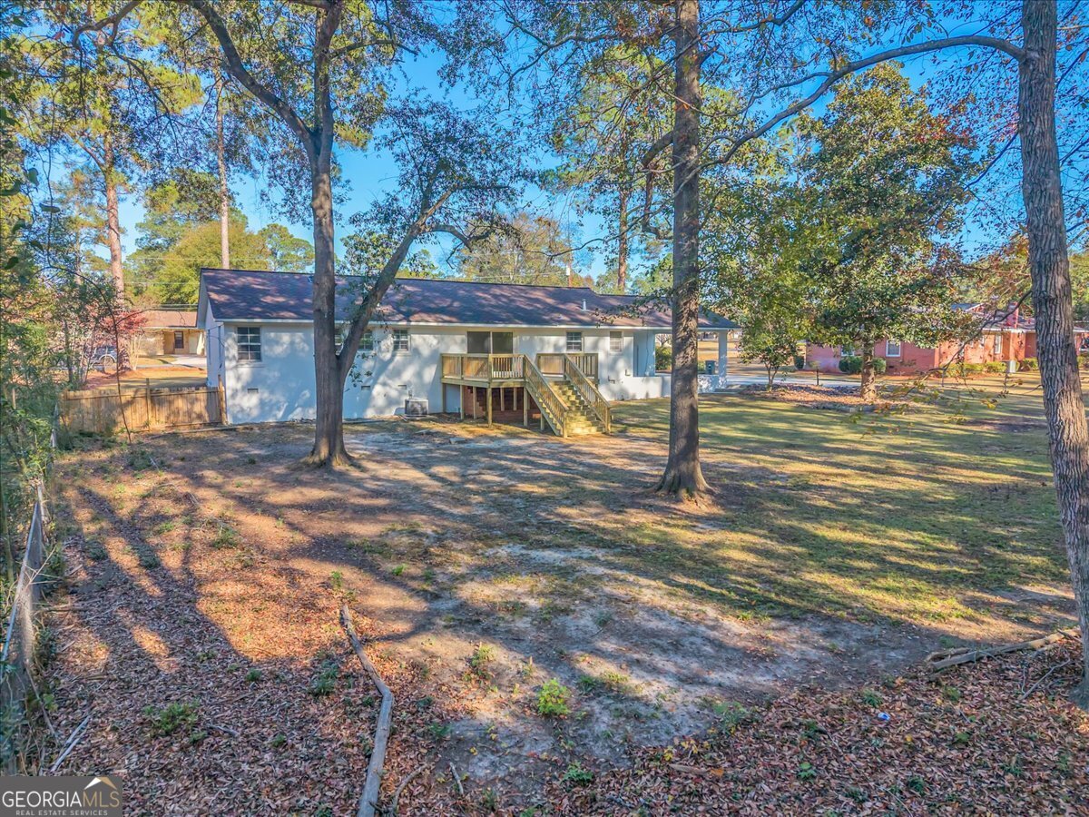 1806 Knox Street Dublin, GA 31021 - Photo 41 of 49 a view of a house with yard and tree s