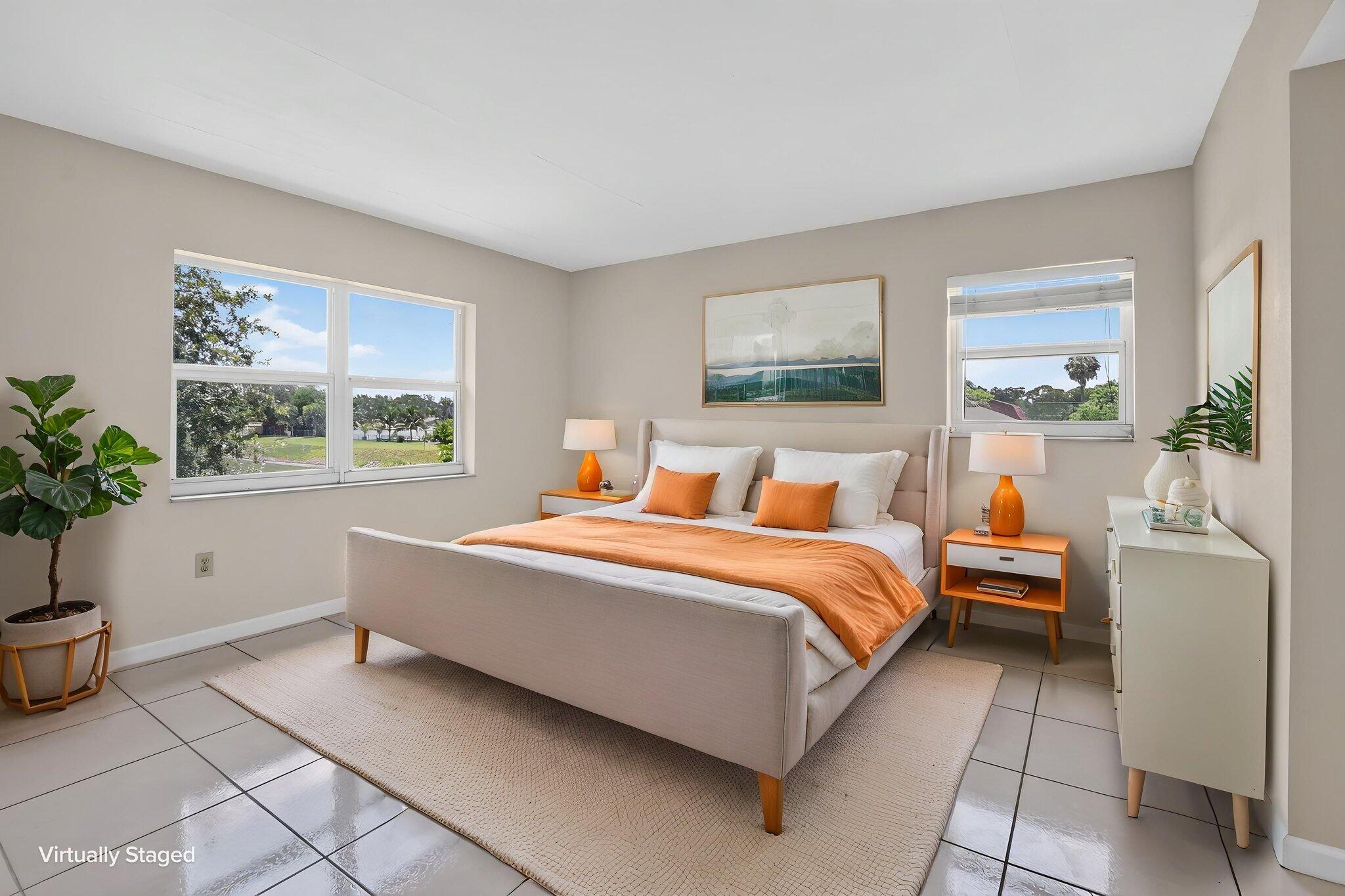 9826 Marina Boulevard, Unit 1029 Boca Raton, FL 33428 - Photo 24 of 34 Staged Bedroom