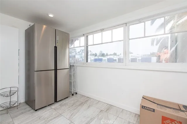 a view of a terrace with chairs