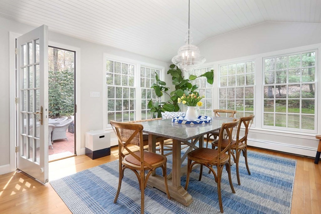 15 Colgate Road Wellesley, MA 02482 - Photo 8 of 17 a view of a dining room with furniture window and wooden floor