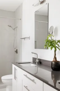 a bathroom with a sink and a toilet