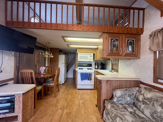 2795 East 28th Road Marseilles, IL 61341 - Photo 12 of 66 a kitchen with a stove and a refrigerator