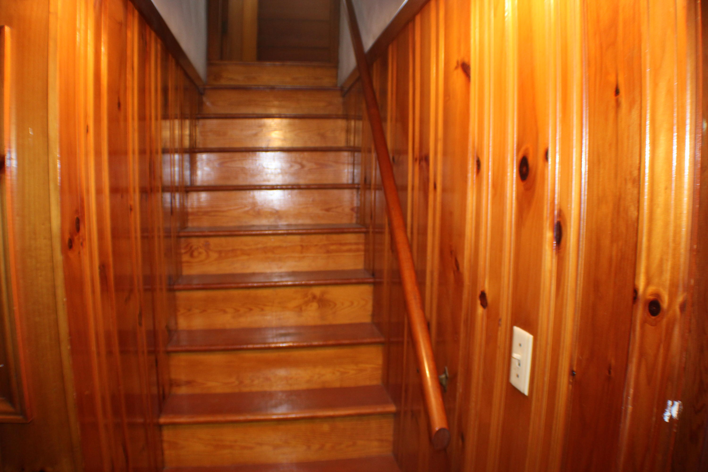 4918 Oak Road Northwest Roanoke, VA 24017 - Photo 30 of 34 STAIRS TO LIVING LEVEL FROM BASEMENT