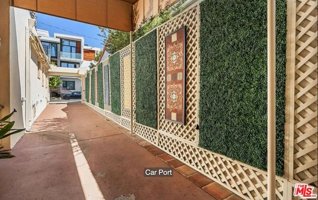 a view of a city from a balcony