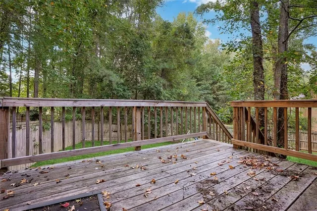 a house view with a wooden floor