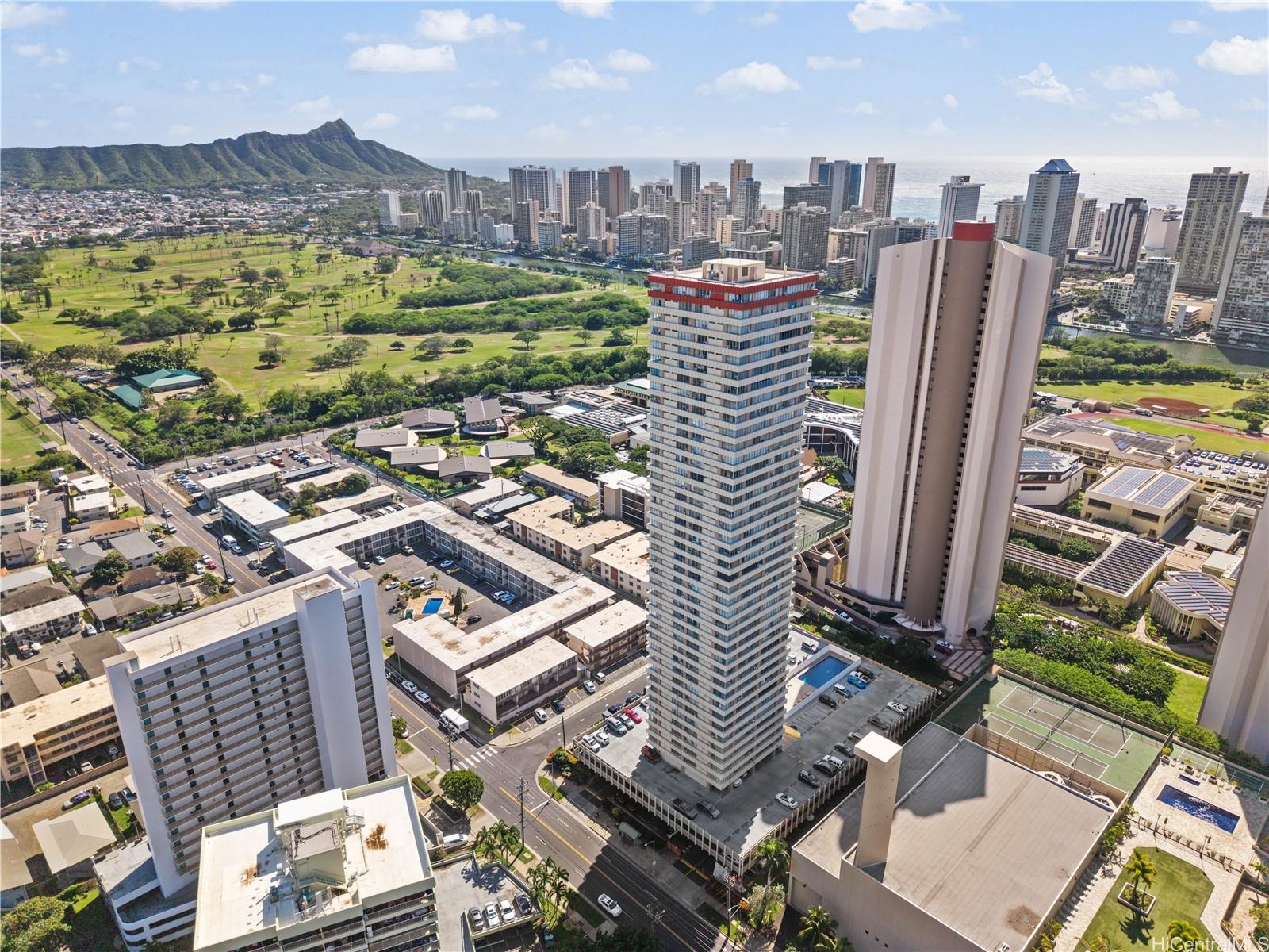 2525 Date Street, Unit 2704 Honolulu, HI 96826 - Photo 12 of 12 a view of a city with tall buildings