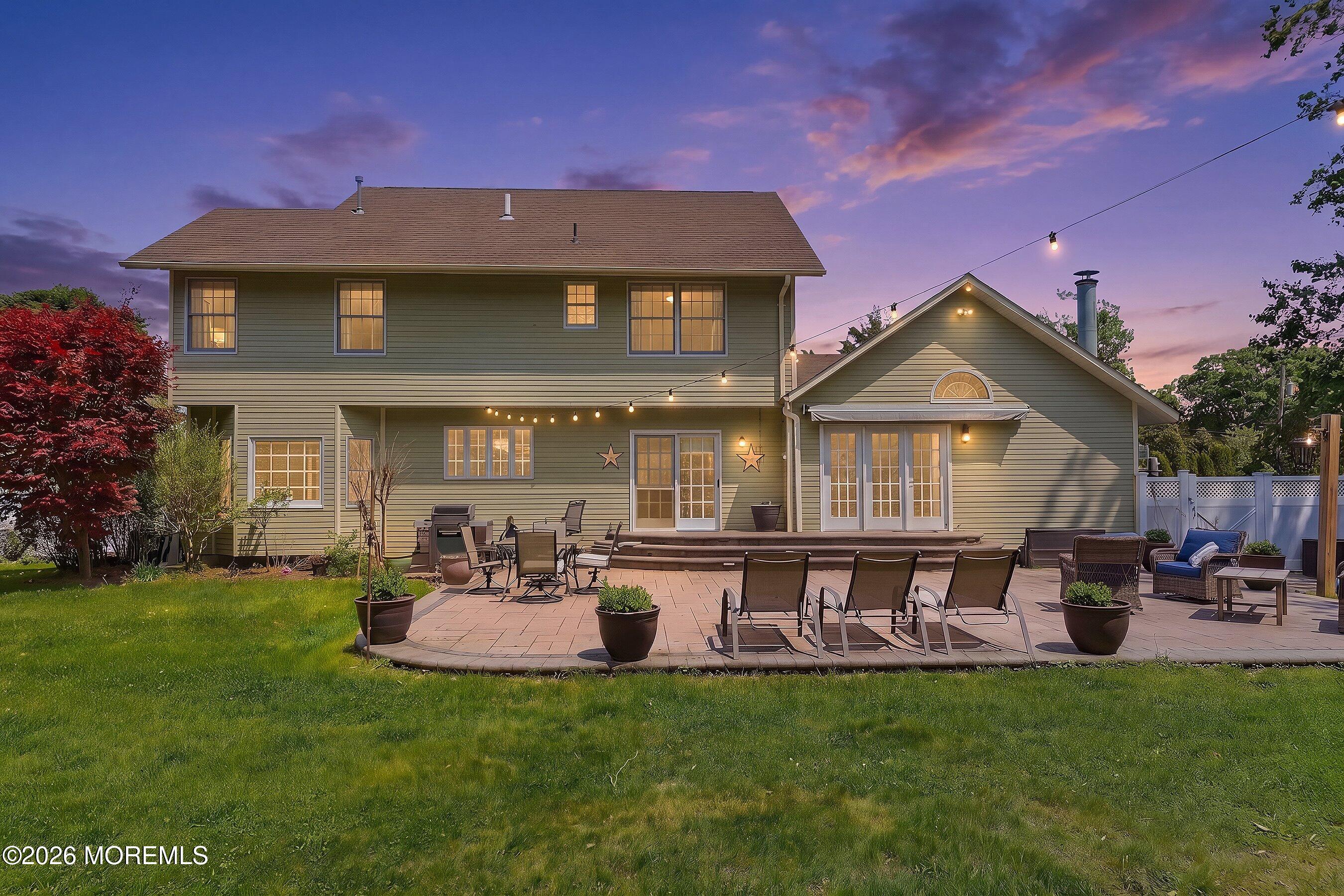 107 Frog Hollow Road Forked River, NJ 08731 - Photo 47 of 52 48-Rear 1 Virtual Spring Twilight
