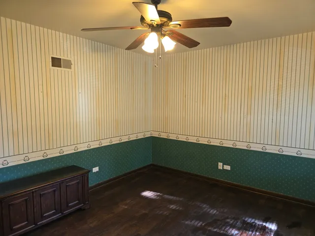 view of room with window