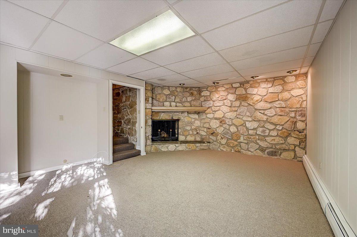 339 Susquehanna Road Ambler, PA 19002 - Photo 48 of 73 Basement Finished Family Room with Fireplace