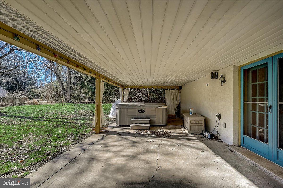339 Susquehanna Road Ambler, PA 19002 - Photo 64 of 73 Rear Covered Patio and Hot Tub