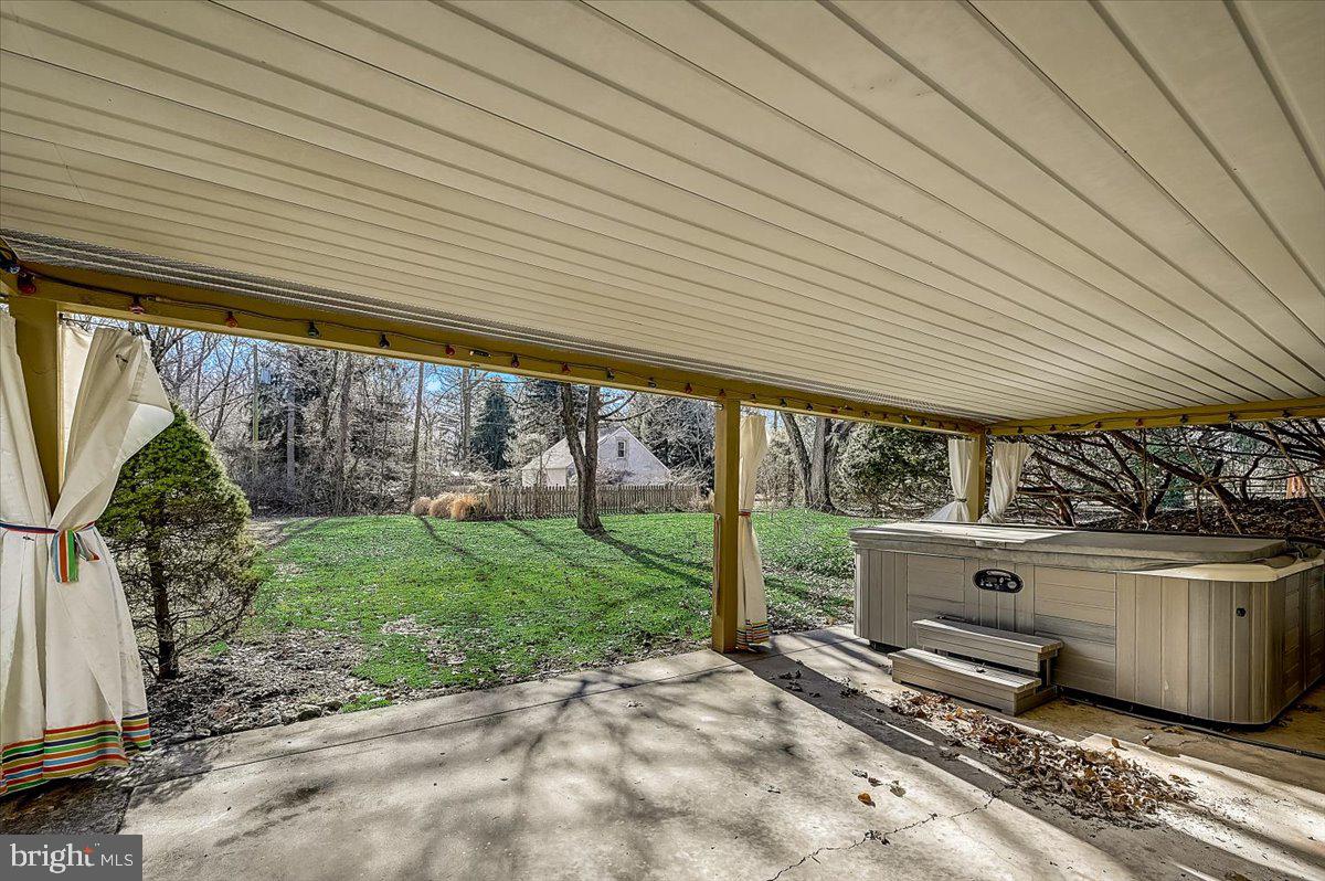 339 Susquehanna Road Ambler, PA 19002 - Photo 65 of 73 Rear Covered Patio and Hot Tub