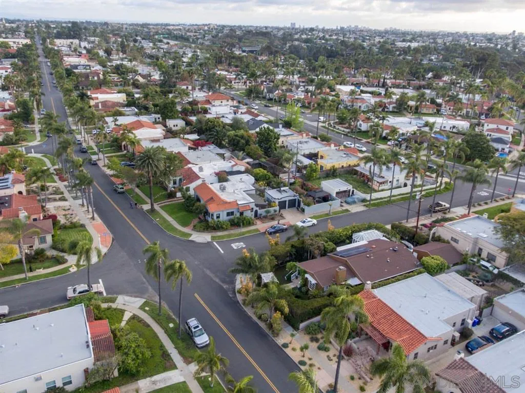 5004 Marlborough Drive San Diego, CA 92116 - Photo 24 of 25 an aerial view of a city with lots of residential buildings