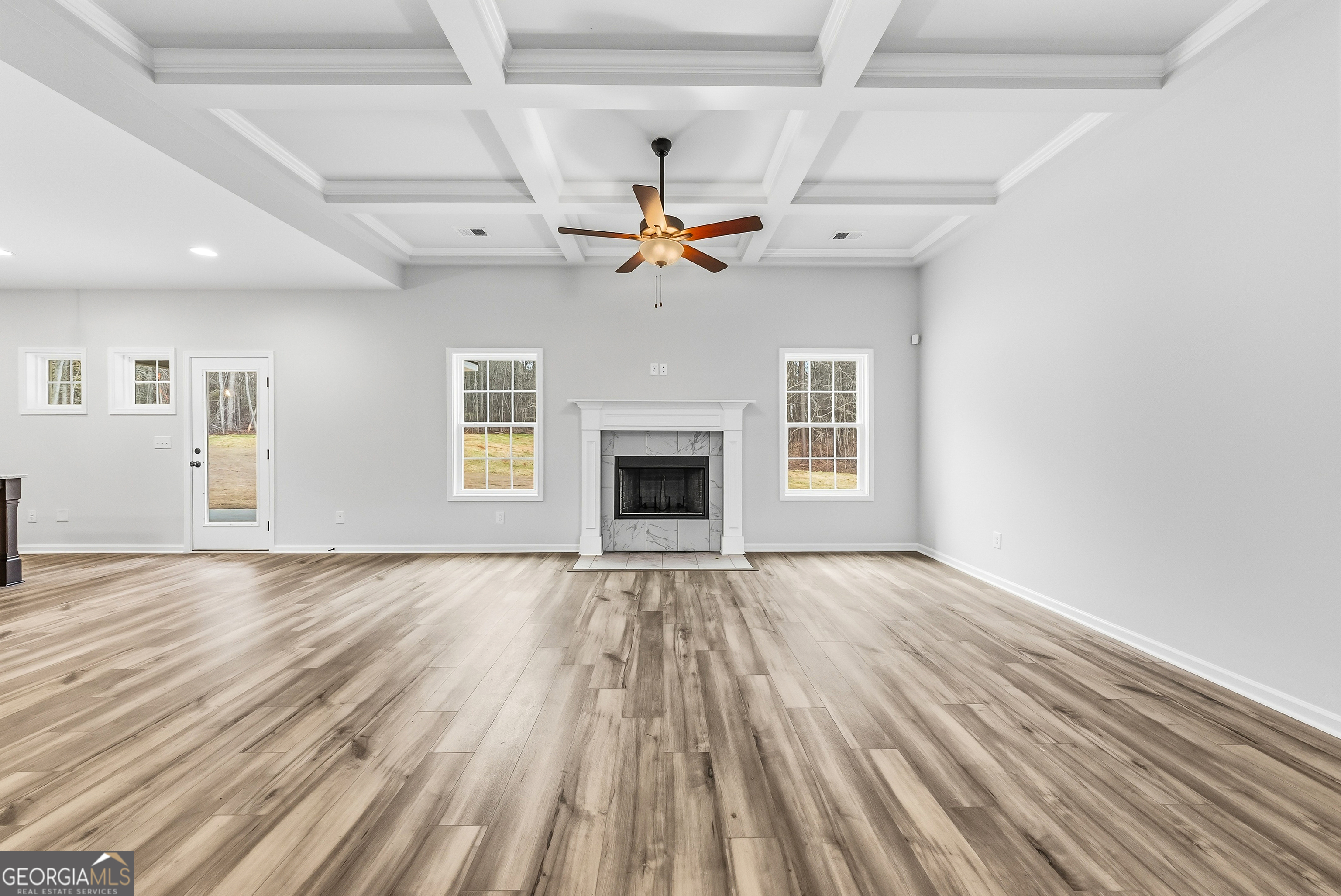 75 Oak Ridge Drive, Unit 4 Pine Mountain, GA 31822 - Photo 11 of 41 wooden floor in an empty room with a window