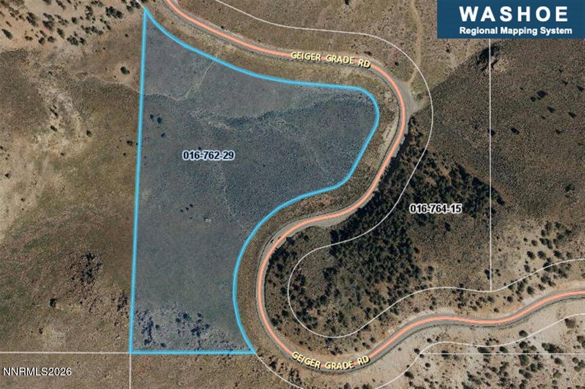 Apn001676229 Geiger Grade Road Reno, NV 89521 - Photo 15 of 16 16-WashoeCountyParcelMap