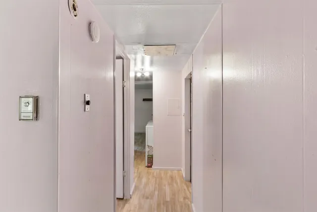 a view of closet area