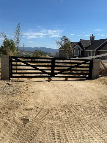 a view of a terrace with a bench
