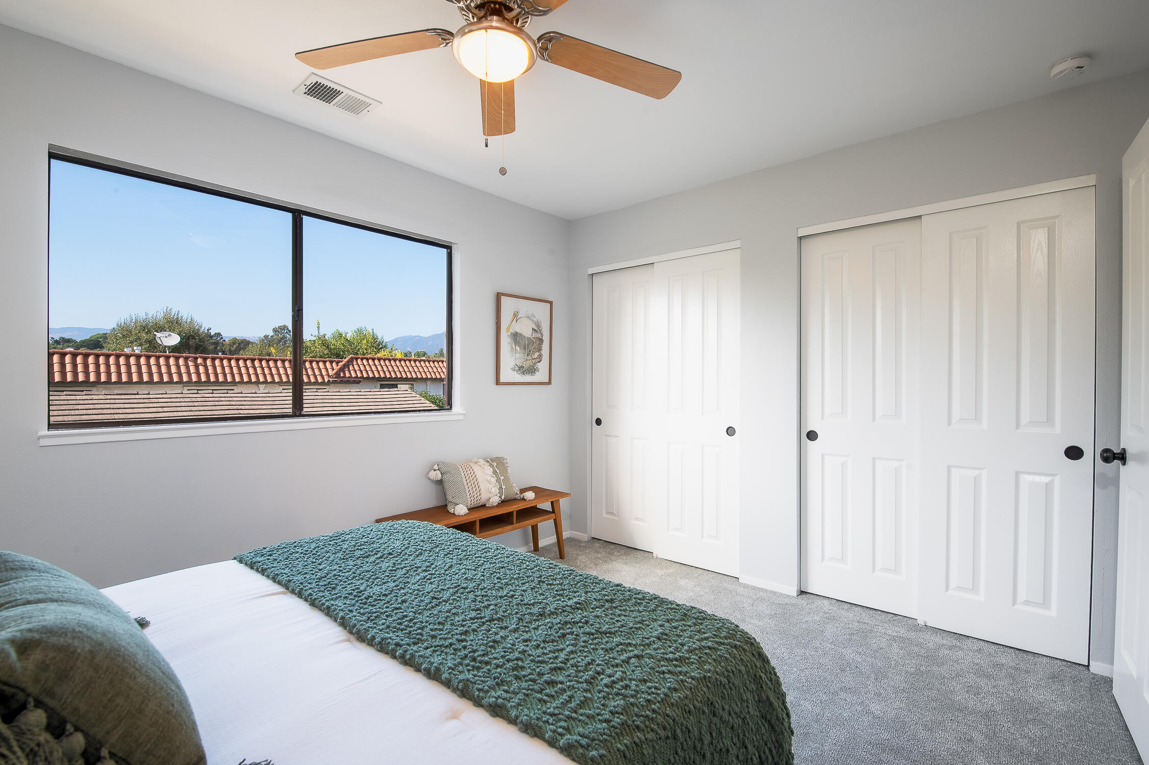 4344 Modoc Road, Unit 2 Santa Barbara, CA 93110 - Photo 23 of 28 a bedroom with a bed and a window