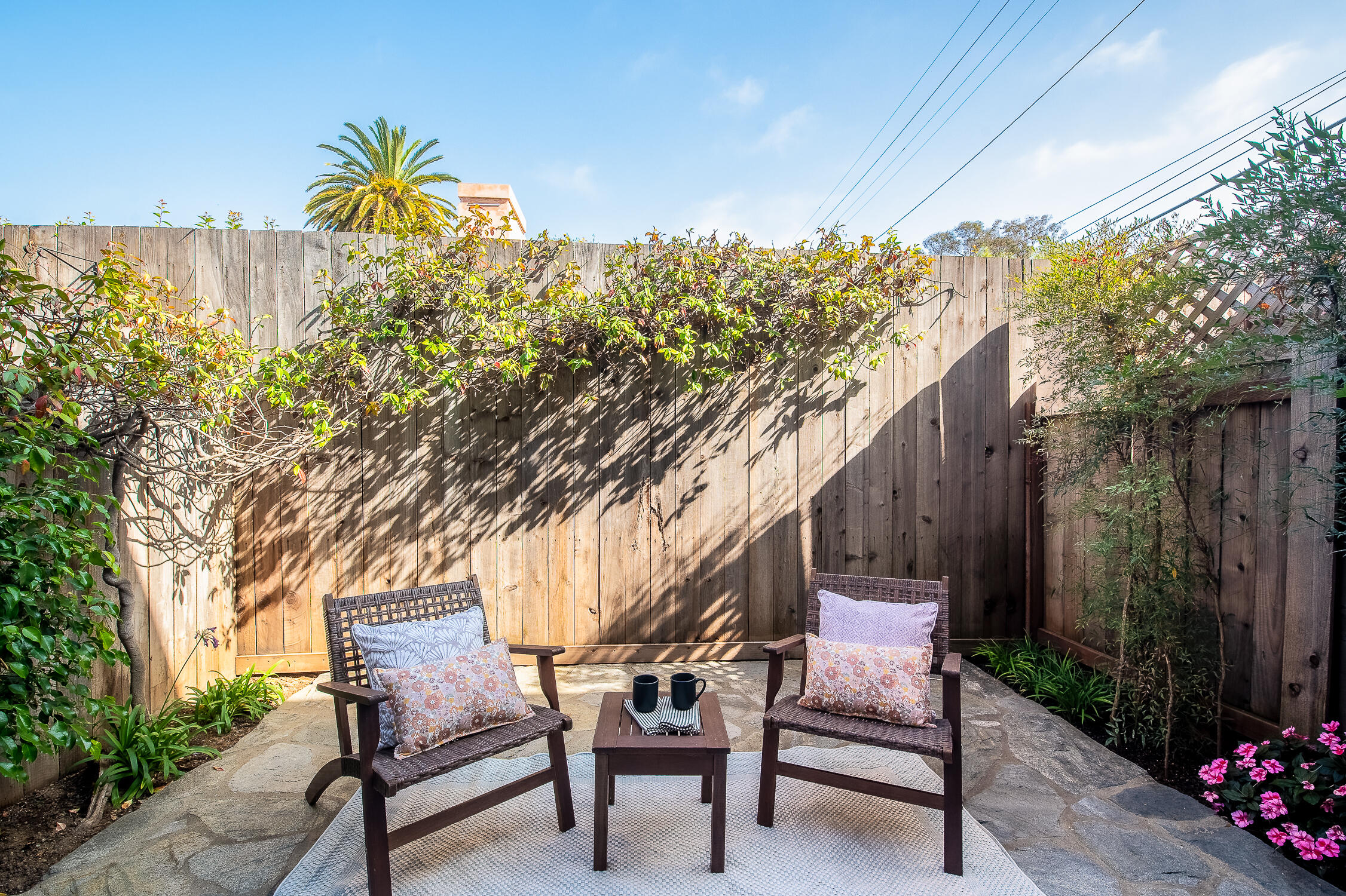 4344 Modoc Road, Unit 2 Santa Barbara, CA 93110 - Photo 25 of 28 a house view with a sitting space and garden