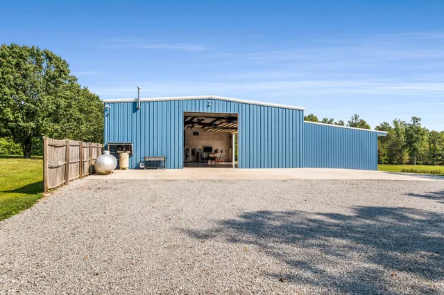 a view of a golf course with a trees