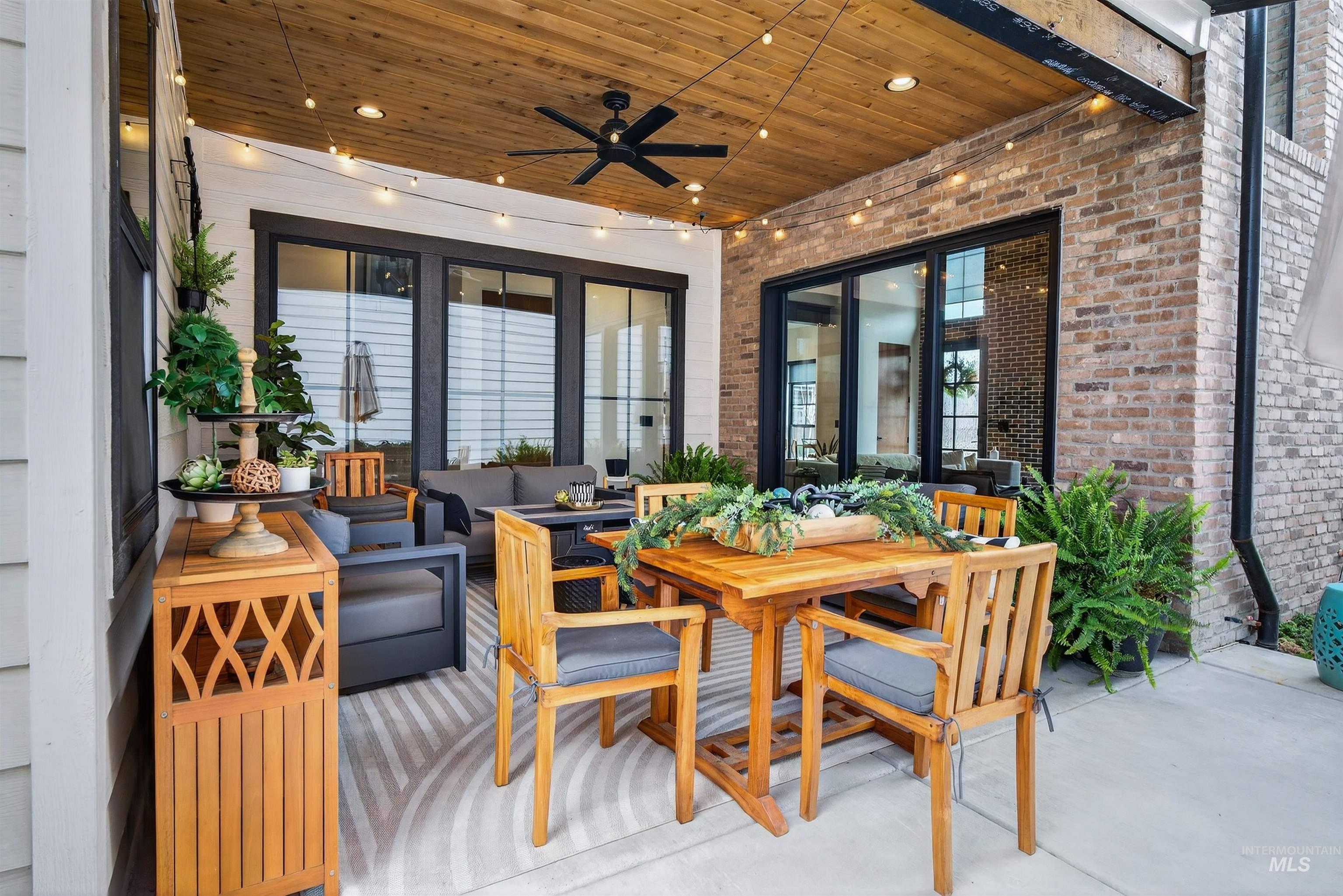 2526 West Rustic Forge Street Eagle, ID 83616 - Photo 48 of 50 View of patio / terrace with a ceiling fan and outdoor lounge area