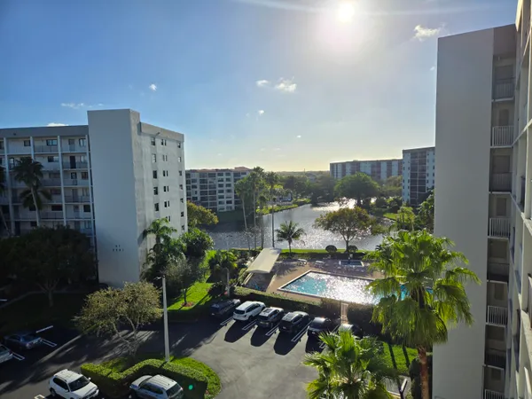 a view of swimming pool and lake view
