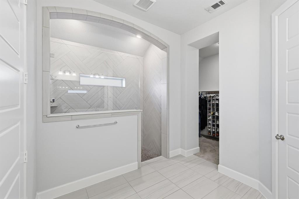 1701 Shetland Road Aubrey, TX 76227 - Photo 13 of 34 Beautiful walk in shower with drying area!