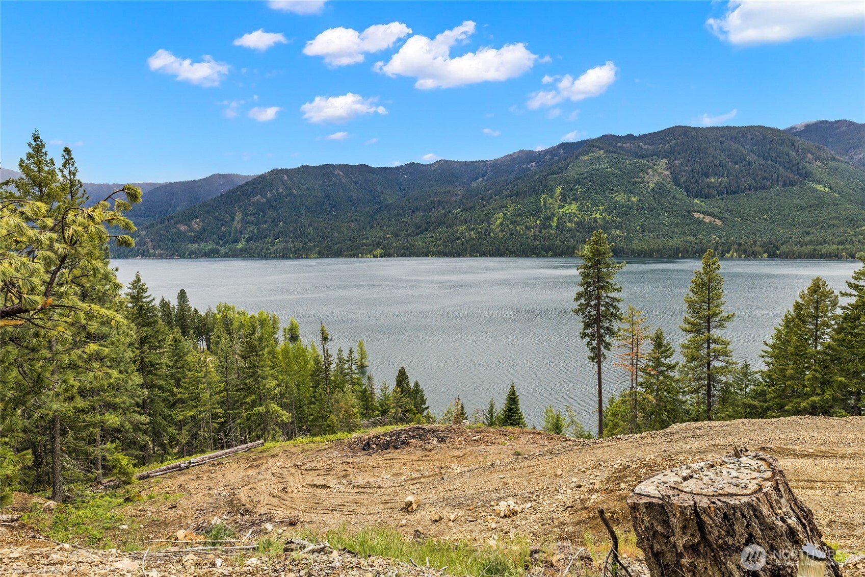0 Morgan Creek Road Ronald, WA 98940 - Photo 3 of 38 a view of a lake with a mountain in the background