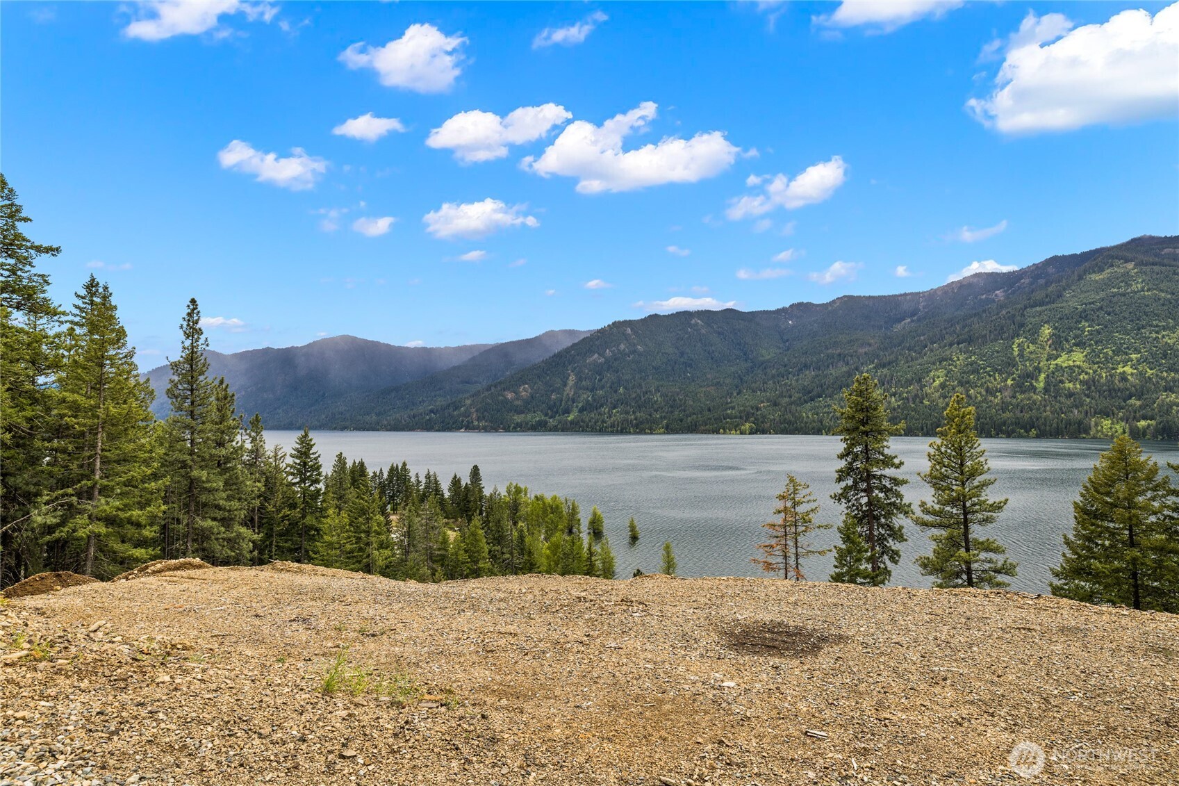 0 Morgan Creek Road Ronald, WA 98940 - Photo 9 of 38 a view of a lake with a mountain in the background