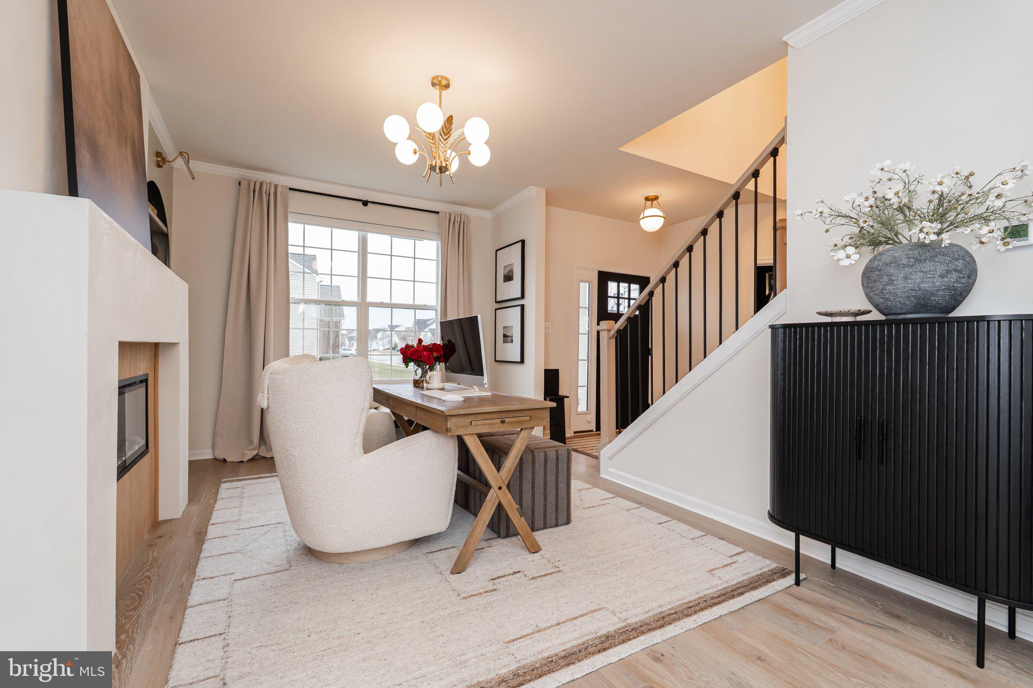 38 Deep Creek Road Ranson, WV 25438 - Photo 15 of 64 a view of a dining room with furniture and a chandelier