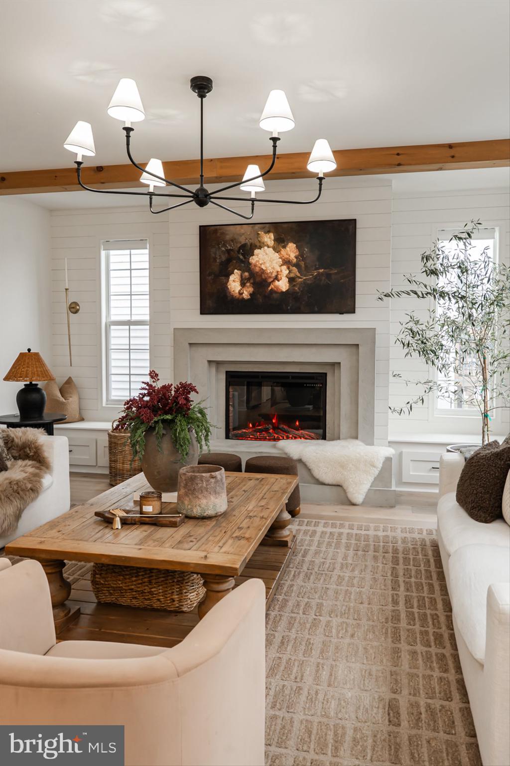 38 Deep Creek Road Ranson, WV 25438 - Photo 21 of 64 a living room with furniture and a fireplace