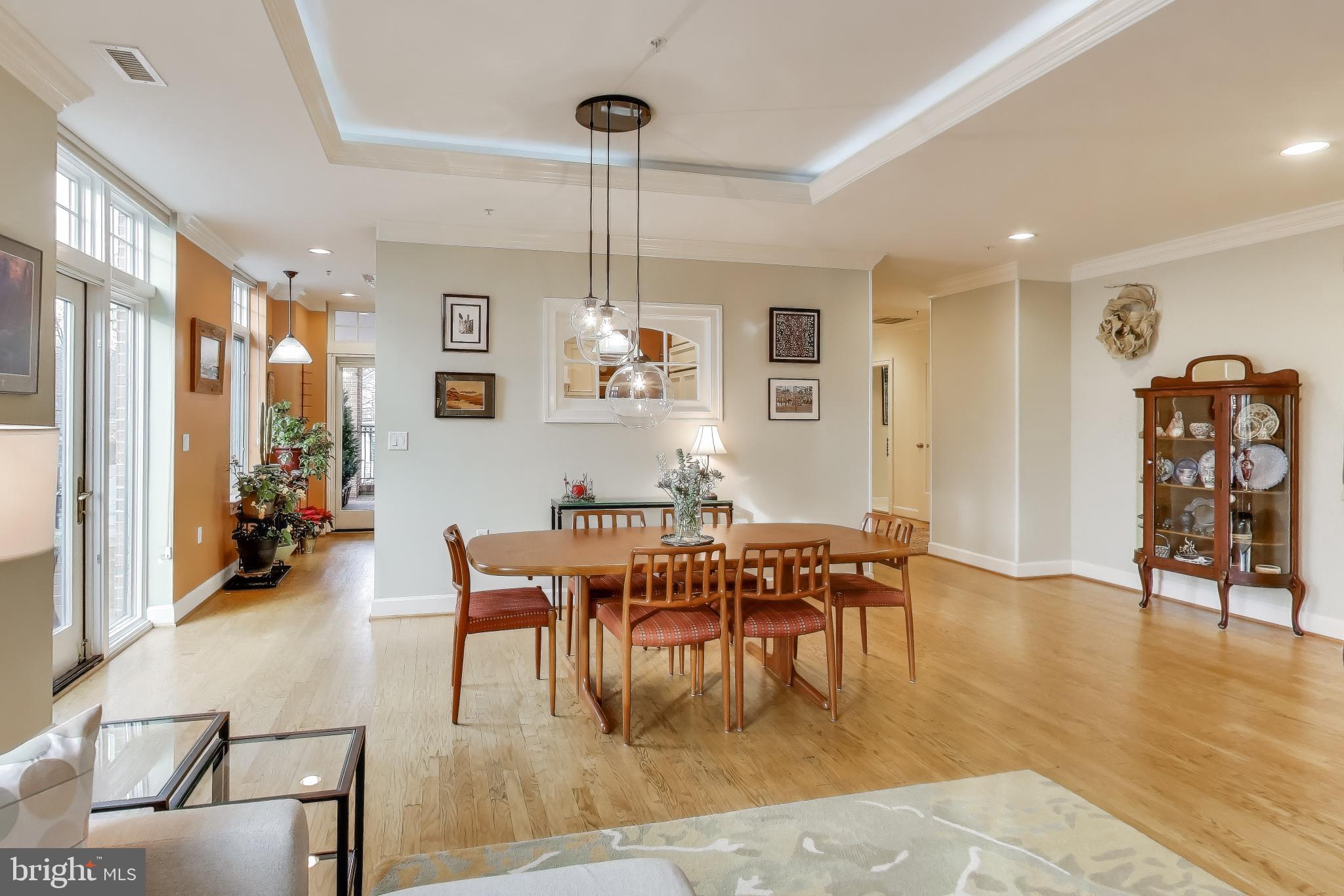 7405 Arlington Road, Unit 202 Bethesda, MD 20814 - Photo 15 of 41 Large dining area. Room for long table