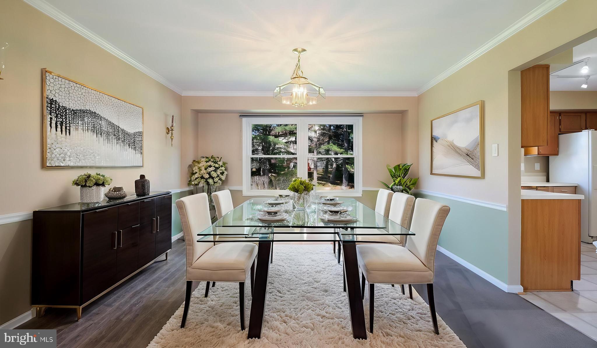 9 Caldwell Circle Newtown, PA 18940 - Photo 5 of 29 a view of a dining room with furniture window and outside view