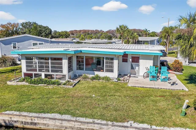 a house view with a garden space