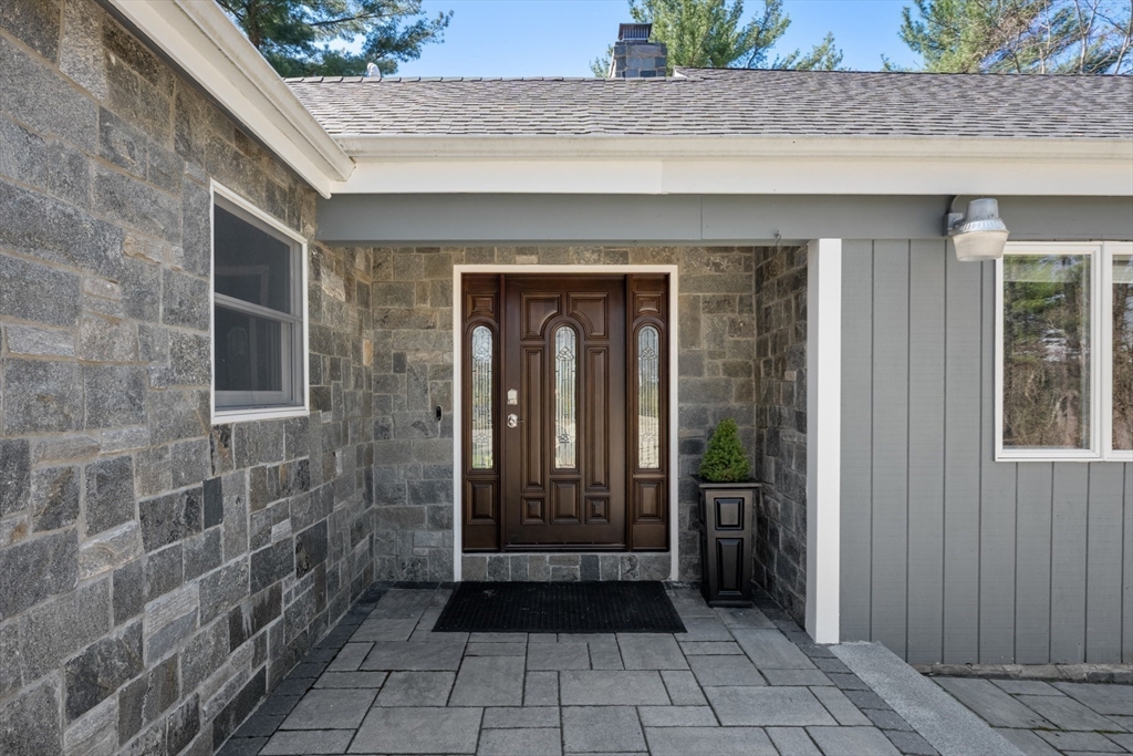 40 Hobbs Brook Road Weston, MA 02493 - Photo 3 of 42 a view of a entryway door of the house