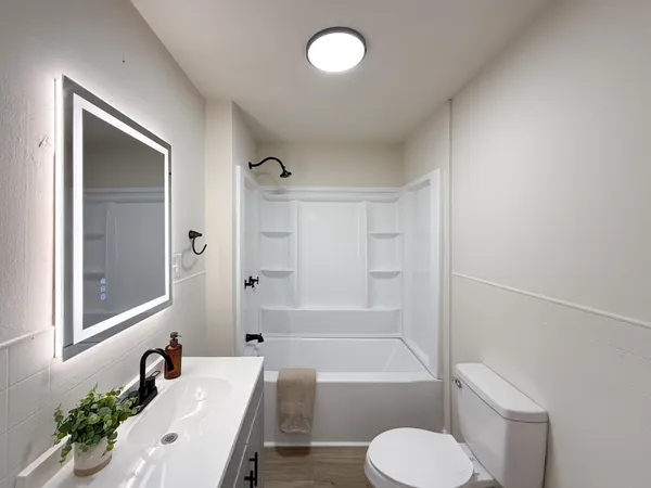 a close view of sink