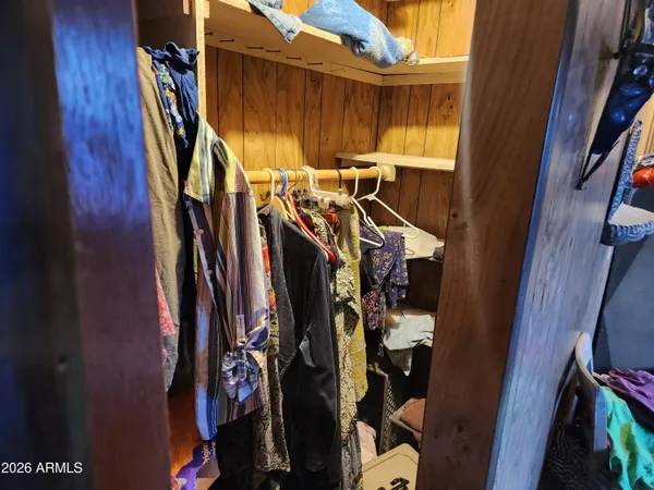 an outdoor space with furniture