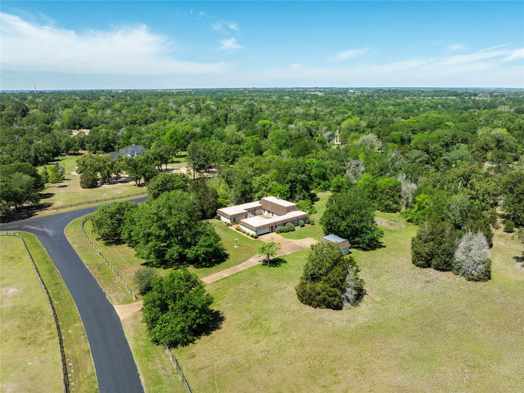 119 Heritage Trail Bellville, TX 77418 - Photo 10 of 20 an aerial view of a house with a yard