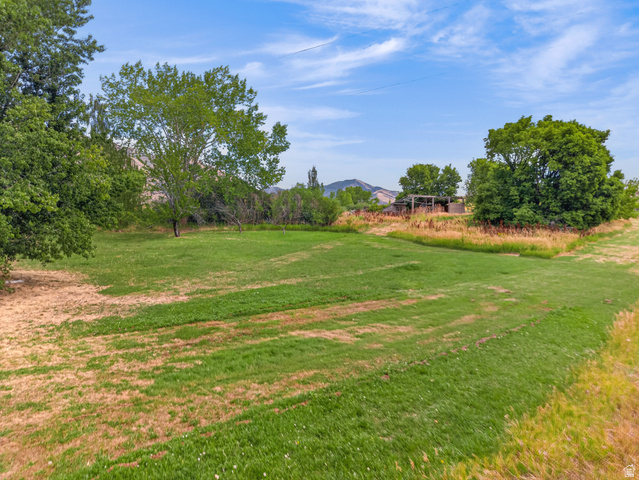 4380 Main Street Logan, UT 84321 - Photo 57 of 74 Expansive grassy area with mature trees and distant mountain formations