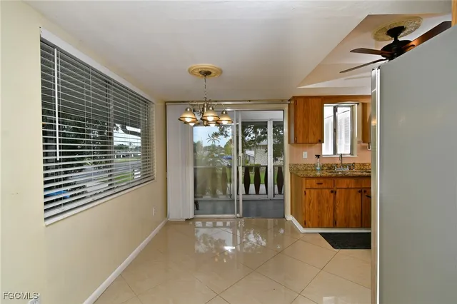 a view of front door