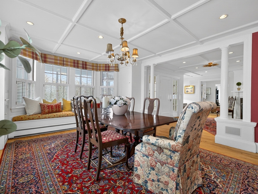 78 Denton Road Wellesley, MA 02482 - Photo 15 of 29 a view of a dining room with furniture