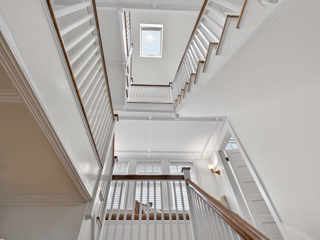 78 Denton Road Wellesley, MA 02482 - Photo 18 of 29 a view of staircase with railing and white walls