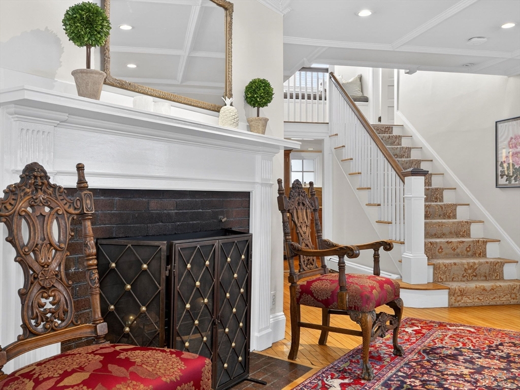78 Denton Road Wellesley, MA 02482 - Photo 3 of 29 a view of entryway and hall with wooden floor