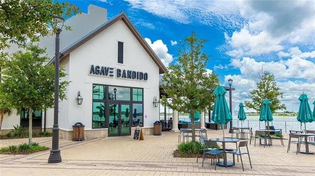 a view of a city from a balcony