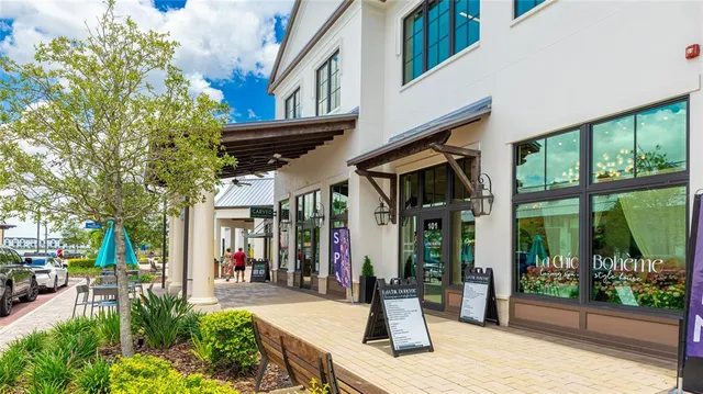 a view of a swimming pool with a lake