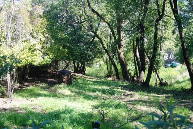 a view of an outdoor space with a lake view