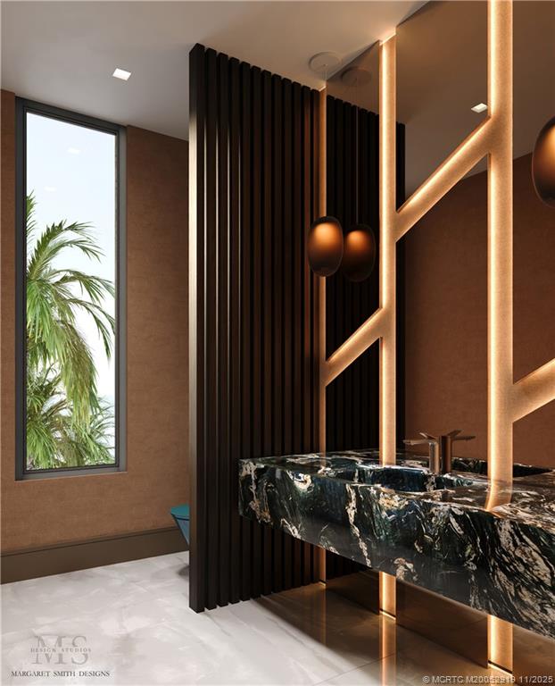 2421 Bahia Way Stuart, FL 34996 - Photo 15 of 63 a view of entryway and hall with wooden floor