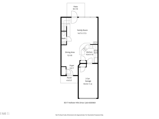 $305,000 | 8317 Hollister Hills Drive, Raleigh, NC 27616